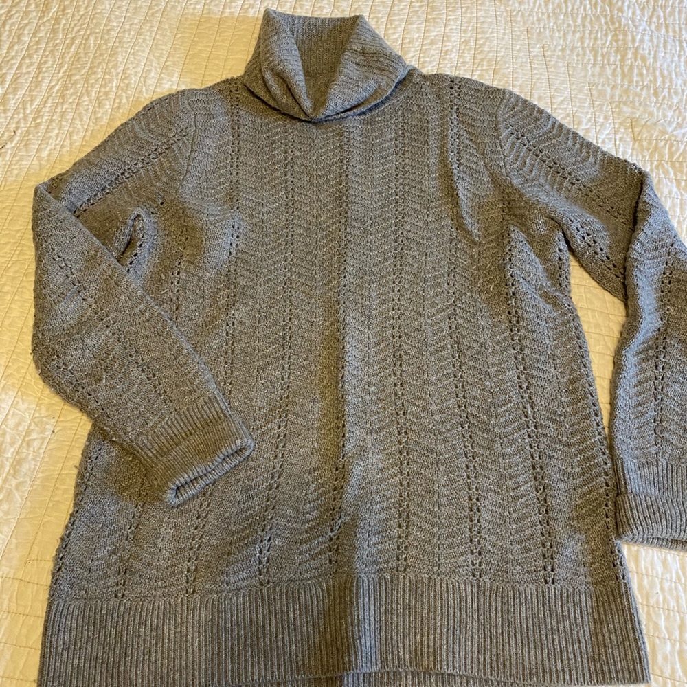 Loft grey turtle neck sweater